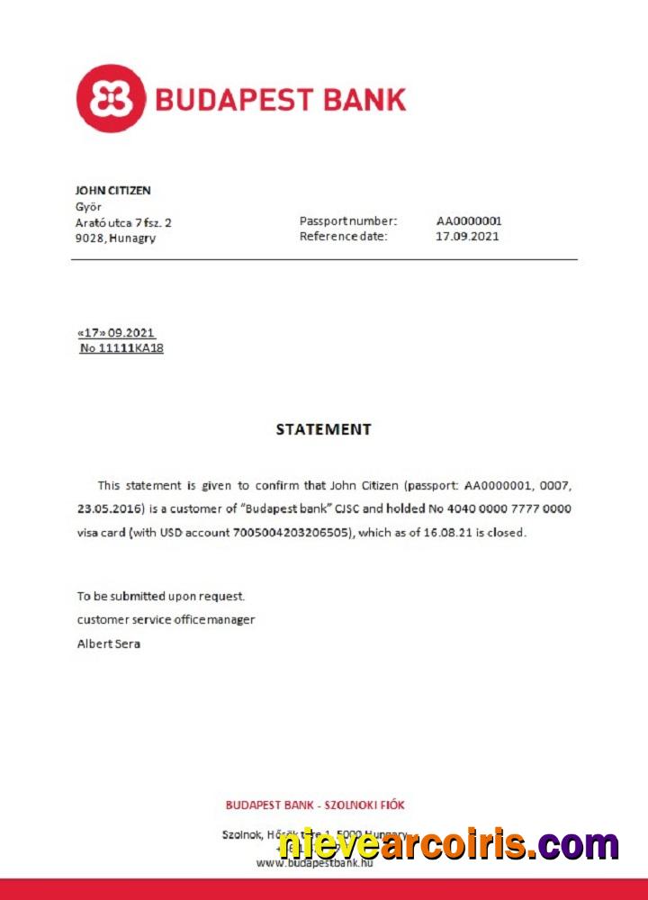 Hungary Budapest Bank closure reference